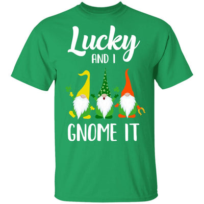 Lucky And I Gnome It Funny St. Patrick's Day Gnome T-Shirt & Hoodie | Teecentury.com