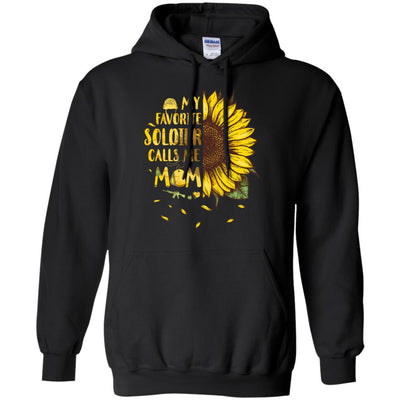Sunflower My Favorite Soldier Calls Me Mom Mothers Day Gift T-Shirt & Hoodie | Teecentury.com