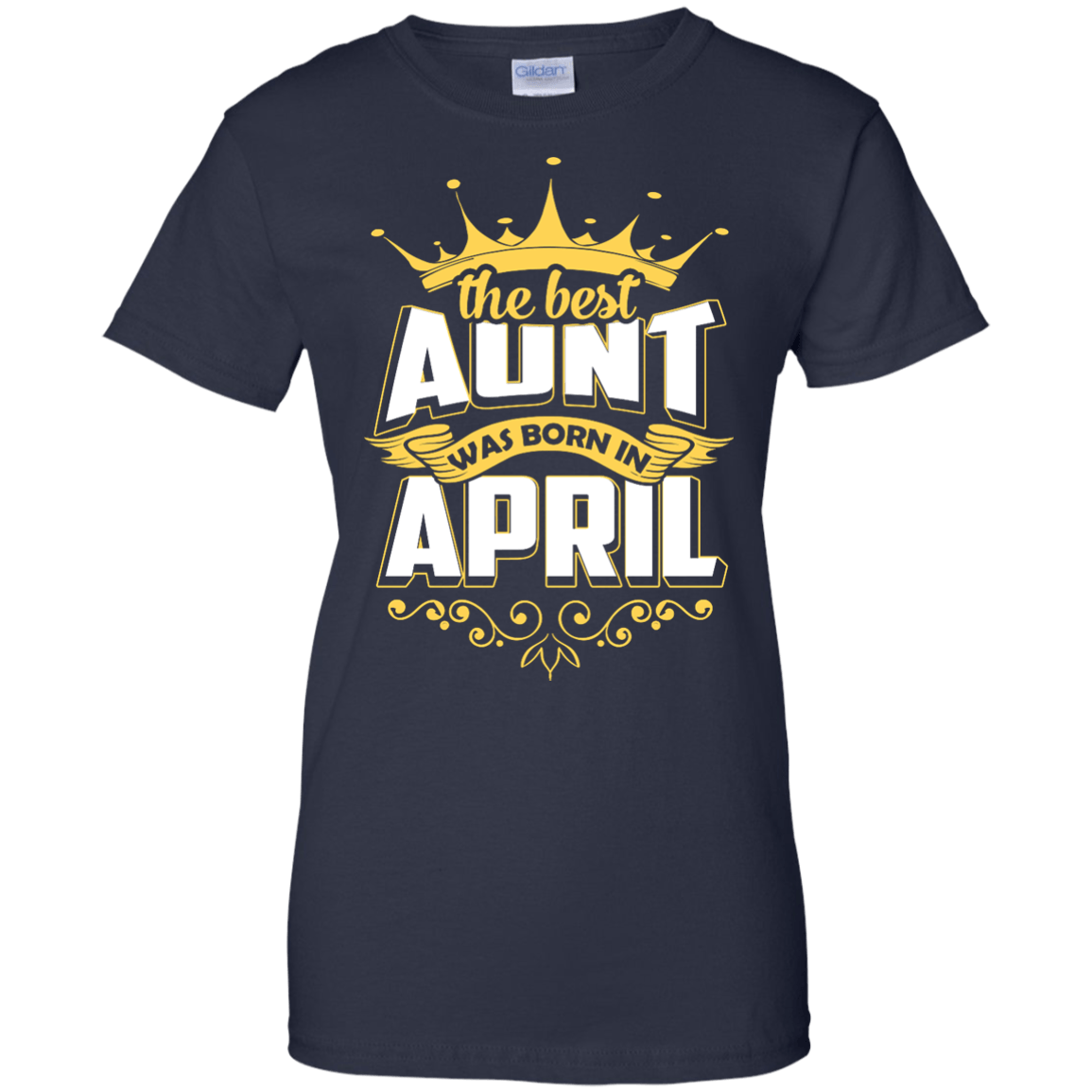 The Best Aunt Was Born In April T-Shirt & Hoodie | Teecentury.com