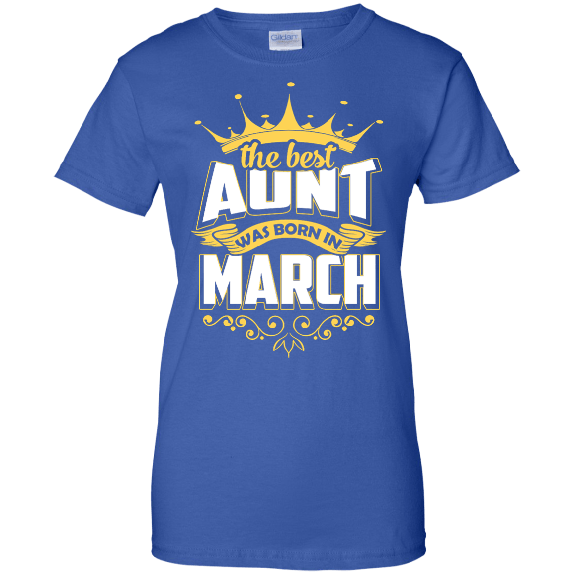 The Best Aunt Was Born In March T-Shirt & Hoodie | Teecentury.com