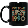 Awesome Since September 1990 Vintage 32th Birthday Gifts Mug Coffee Mug | Teecentury.com