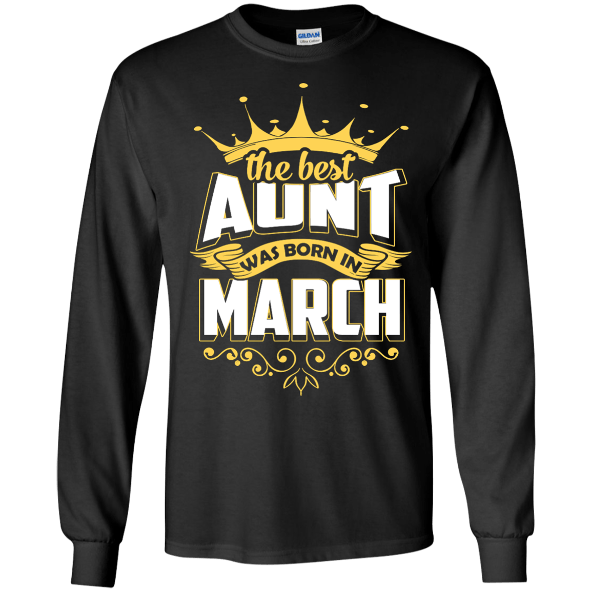 The Best Aunt Was Born In March T-Shirt & Hoodie | Teecentury.com