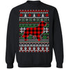 Golden Retriever Red Plaid Ugly Christmas Sweater Gifts T-Shirt & Sweatshirt | Teecentury.com