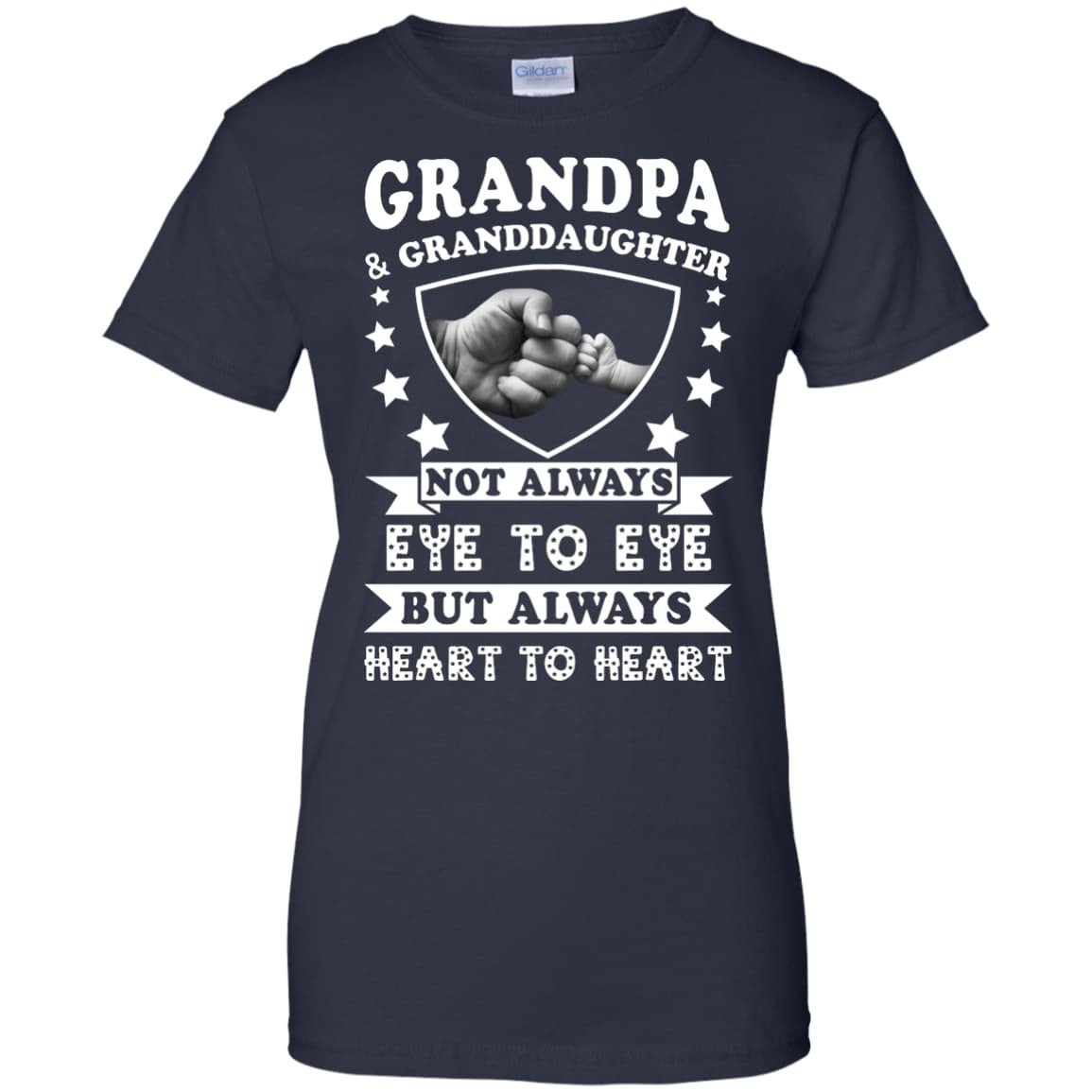 Grandpa And Granddaughter Not Always Eye To Eye T-Shirt & Hoodie | Teecentury.com