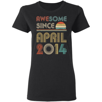 Awesome Since April 2014 Vintage 8th Birthday Gifts Youth Youth Shirt | Teecentury.com