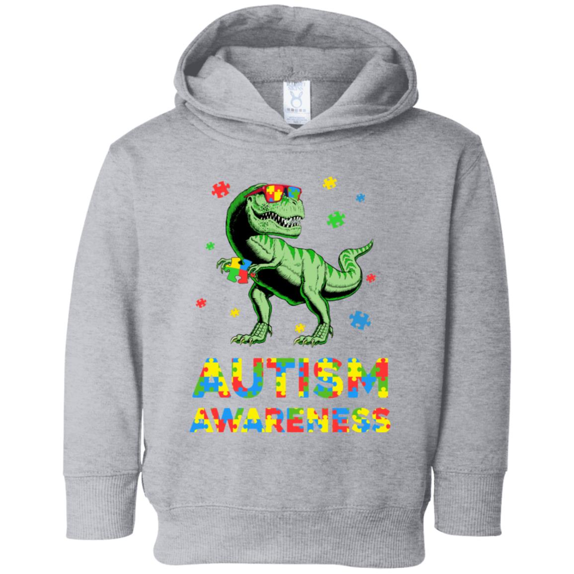 Dinosaur Puzzle Autism Awareness For Boys Girls Youth Youth Shirt | Teecentury.com