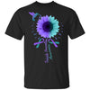 Hummingbird Sunflower Suicide Prevention Awareness T-Shirt & Hoodie | Teecentury.com