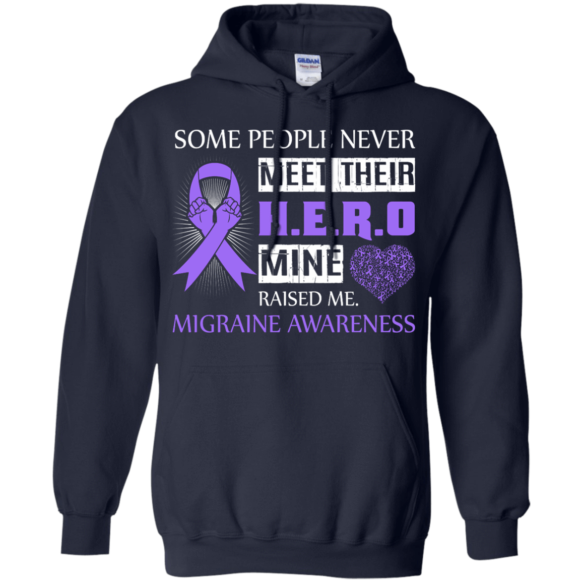 Migraine Awareness Some People Never Meet Hero T-Shirt & Hoodie | Teecentury.com