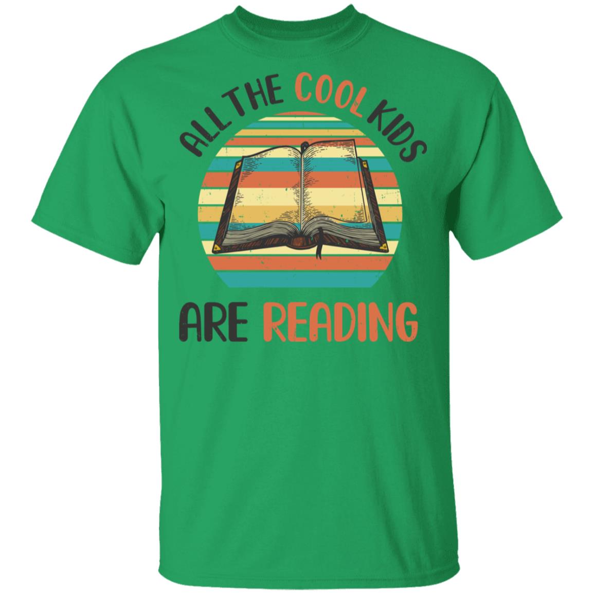 Retro Vintage Sunset All The Cool Kids Are Reading Youth Youth Shirt | Teecentury.com