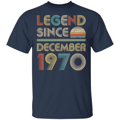 Legend Since December 1970 Vintage 52th Birthday Gifts T-Shirt & Hoodie | Teecentury.com