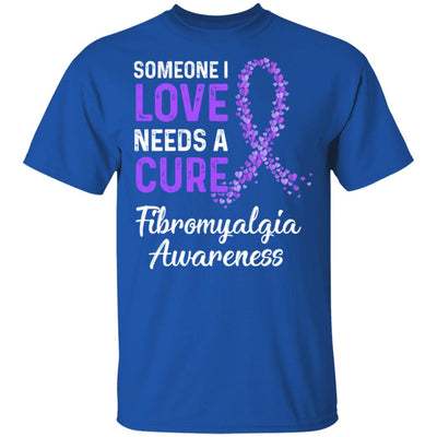 Someone I Love Needs Cure Fibromyalgia Awareness Warrior T-Shirt & Hoodie | Teecentury.com