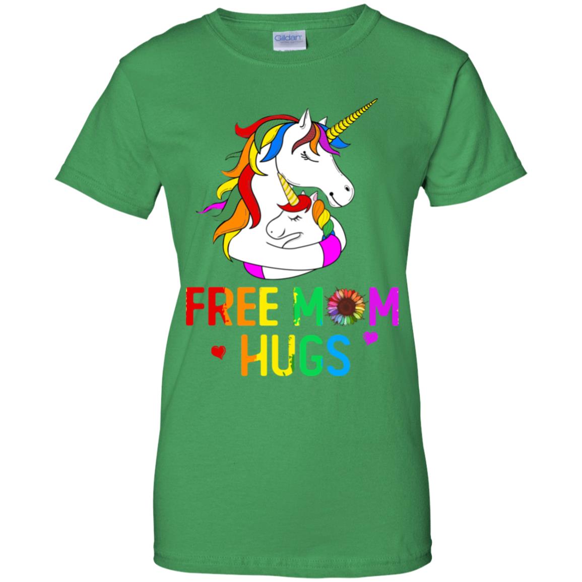 Free Mom Hugs LGBT Gay Unicorn T-Shirt & Hoodie | Teecentury.com