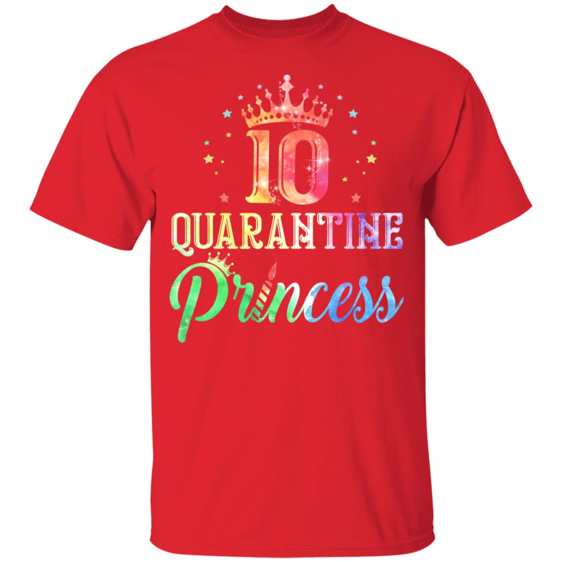 10 Quarantine Princess Happy Birthday Youth Youth Shirt | Teecentury.com
