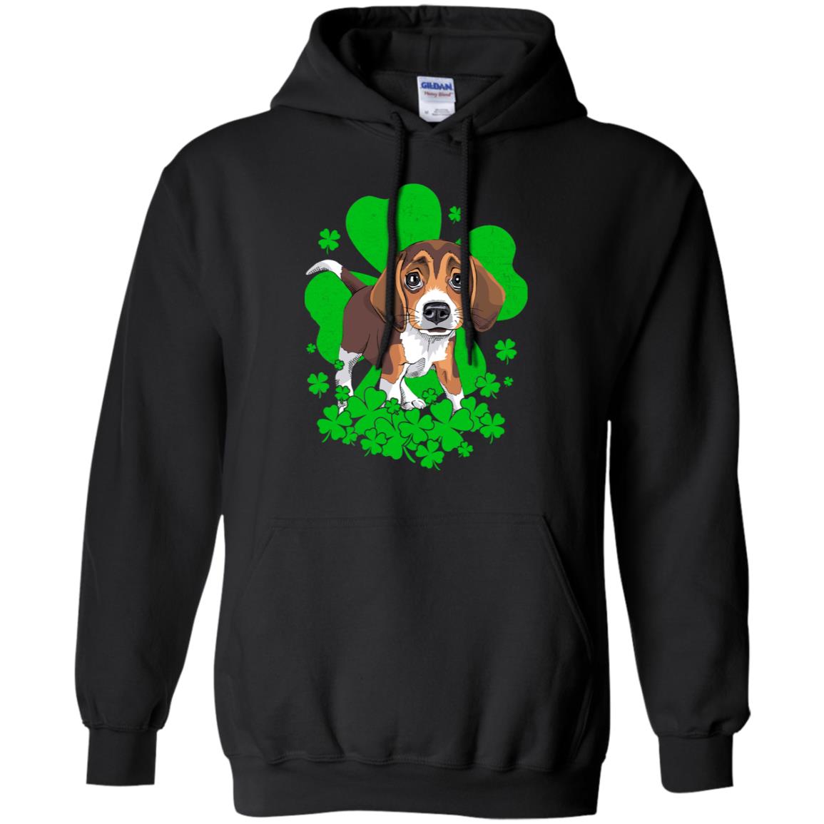 Beagle St. Patrick's Day Clovers T-Shirt & Hoodie | Teecentury.com