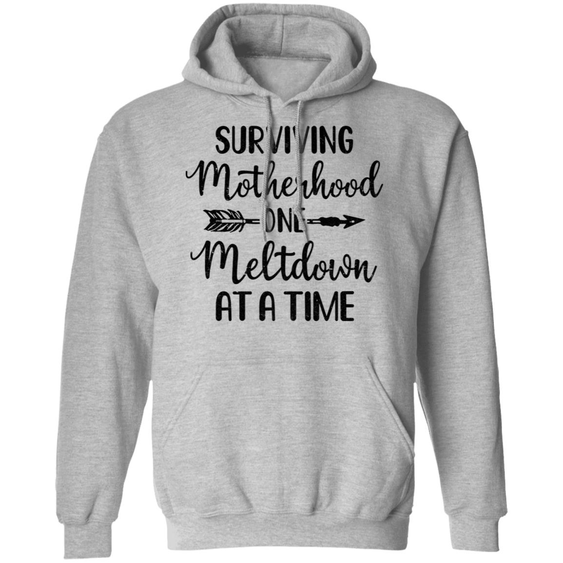 Surviving Motherhood One Meltdown At A Time T-Shirt & Tank Top | Teecentury.com