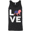 American Flag Dog Pitbull Love T-Shirt & Hoodie | Teecentury.com