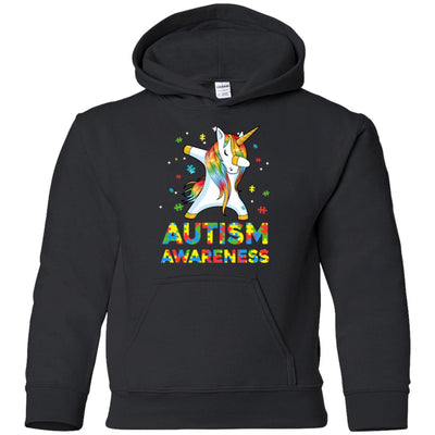 Dabbing Unicorn Puzzle Autism Awareness For Girls Youth Youth Shirt | Teecentury.com