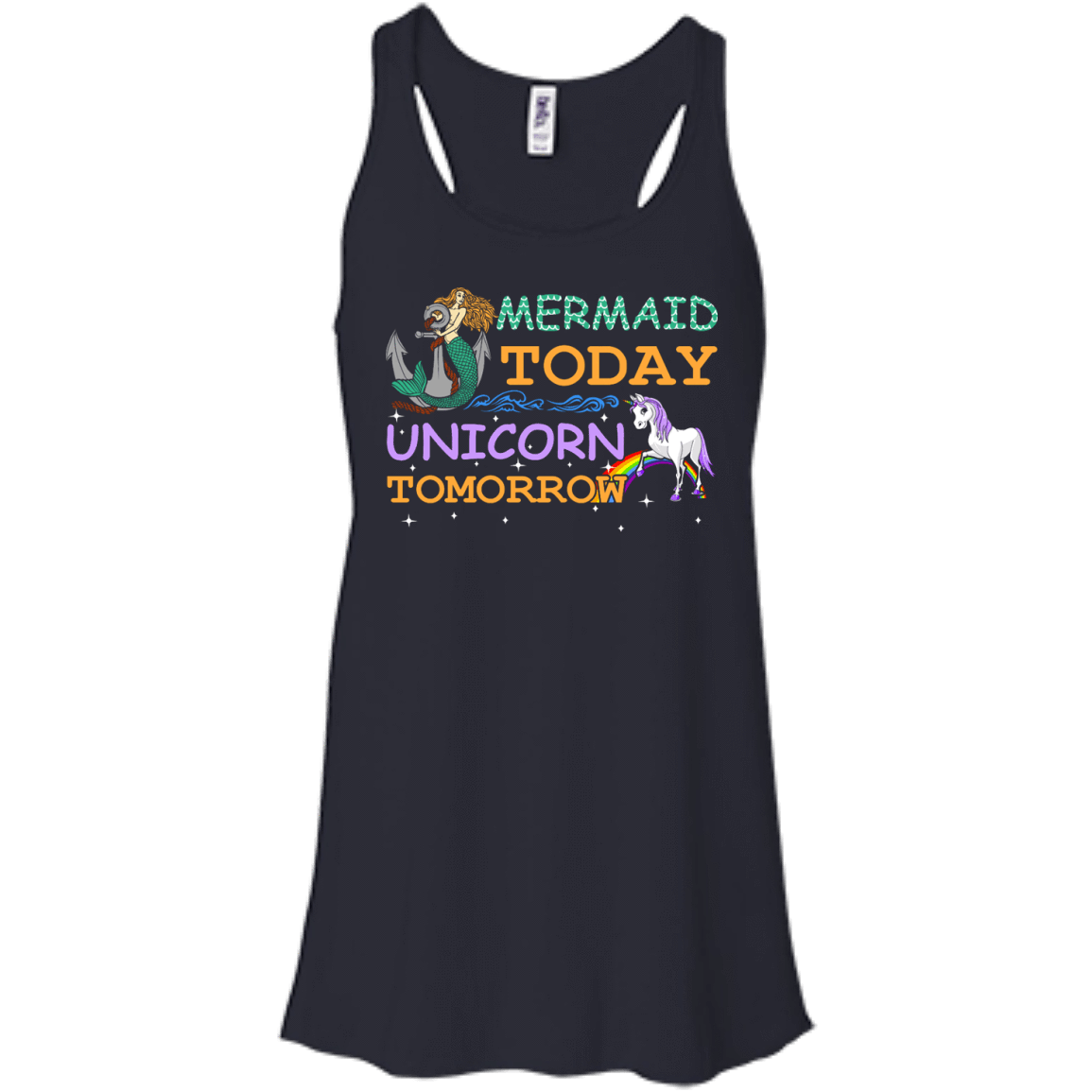 Mermaid Today Unicorn Tomorrow T-Shirt & Hoodie | Teecentury.com
