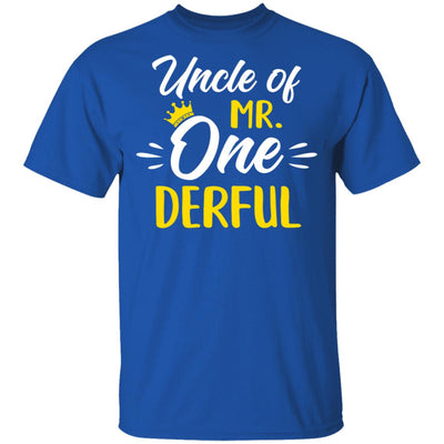 Uncle Of Mr Onederful 1st Birthday Party Costumes Gifts T-Shirt & Hoodie | Teecentury.com