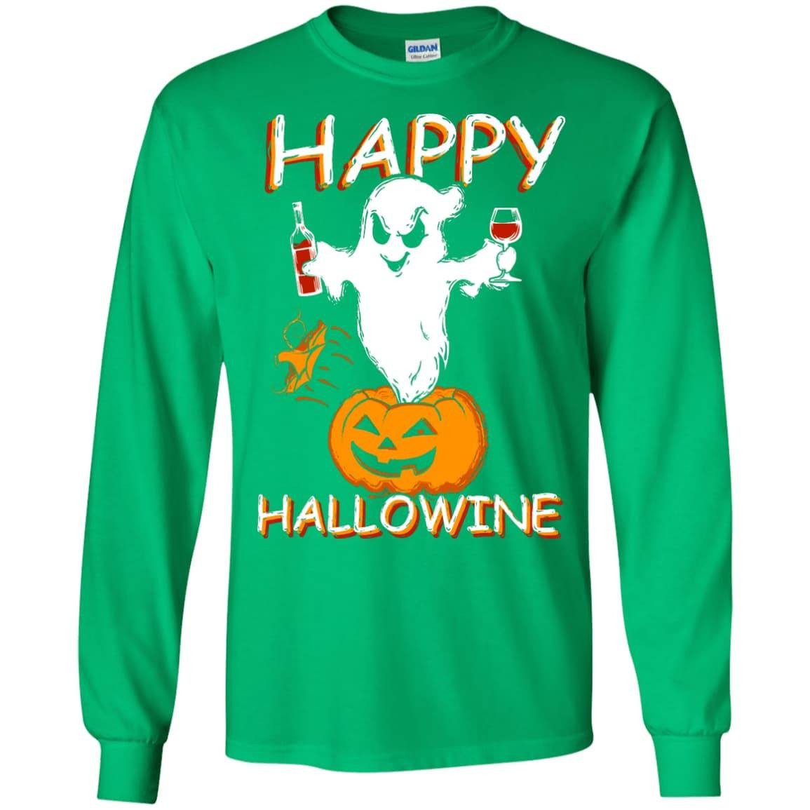 Happy Hallowine - Halloween Wine T-Shirt & Hoodie | Teecentury.com