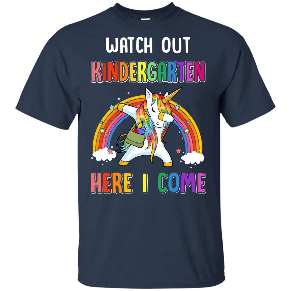 Kindergarten Here I Come Unicorn Back To School Youth Youth Shirt | Teecentury.com