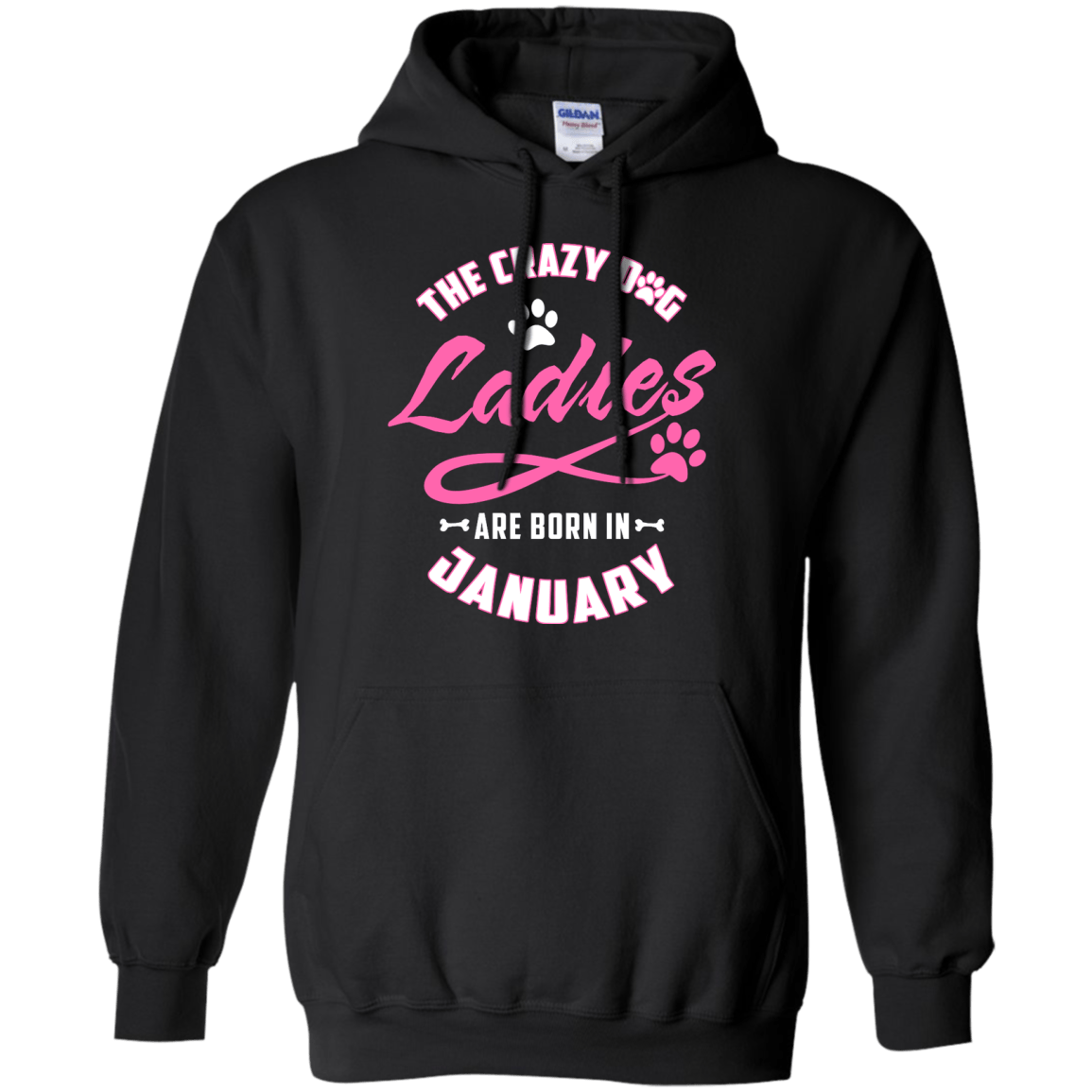 The Crazy Dog Ladies Are Born In January T-Shirt & Hoodie | Teecentury.com