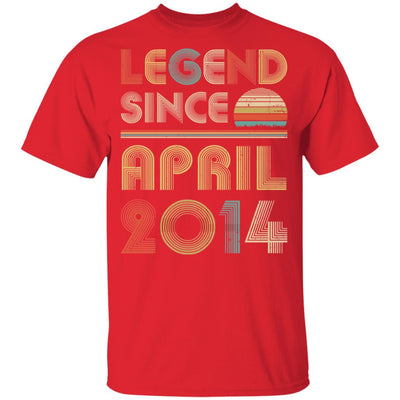 Legend Since April 2014 Vintage 8th Birthday Gifts Youth Youth Shirt | Teecentury.com