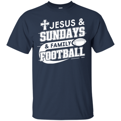 Jesus Sundays Family Football T-Shirt & Hoodie | Teecentury.com