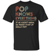 Pop Know Everything Vintage Pop Father's Day Gift T-Shirt & Hoodie | Teecentury.com