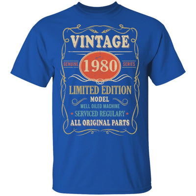 Vintage 1980 42th Birthday All Original Parts Gift T-Shirt & Hoodie | Teecentury.com