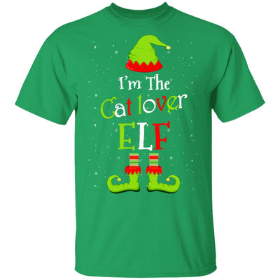 I'm The Cat Lover Elf Family Matching Funny Christmas Group Gift T-Shirt & Sweatshirt | Teecentury.com