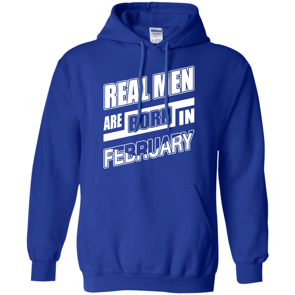 Real Men Are Born In February T-Shirt & Hoodie | Teecentury.com