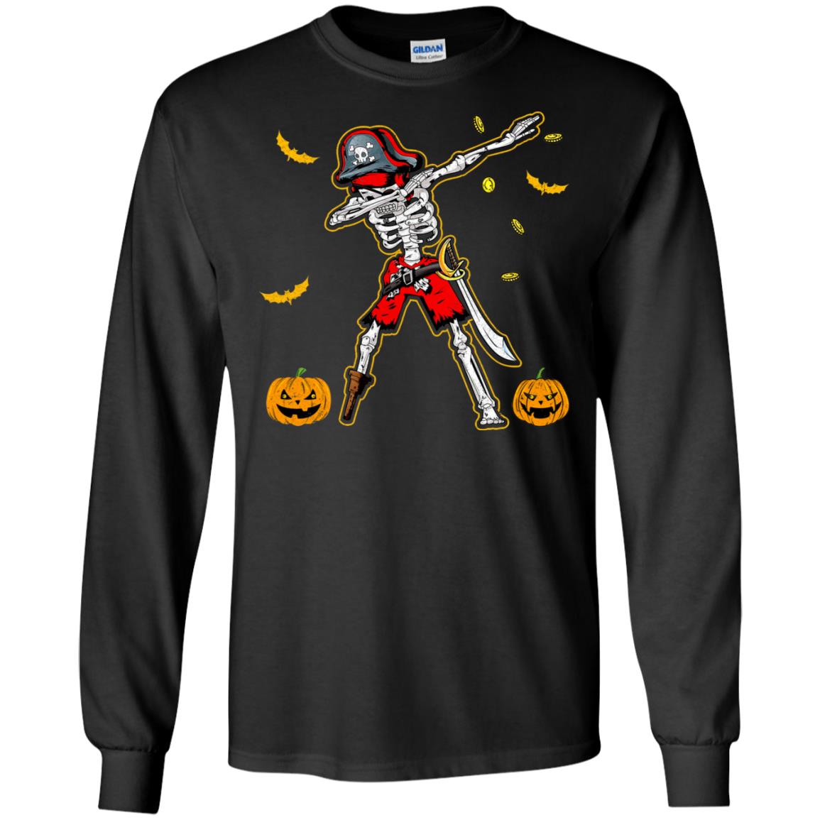 Dabbing Skeleton Pirate For Kids Boys Halloween Gift Dab T-Shirt & Hoodie | Teecentury.com