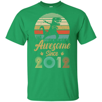 Awesome Since 2012 10th Years Old Dinosaur Birthday Gift Youth Youth Shirt | Teecentury.com