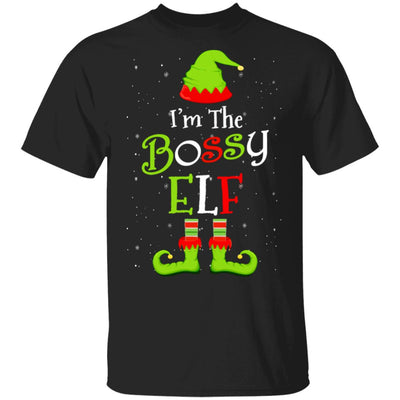 I'm The Bossy Elf Family Matching Funny Christmas Group Gift T-Shirt & Sweatshirt | Teecentury.com