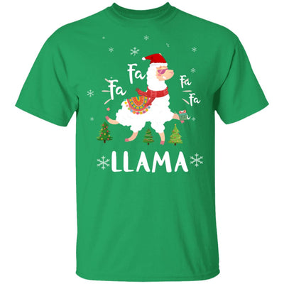 Fa La La Llama Santa Christmas Funny Gift Xmas T-Shirt & Sweatshirt | Teecentury.com