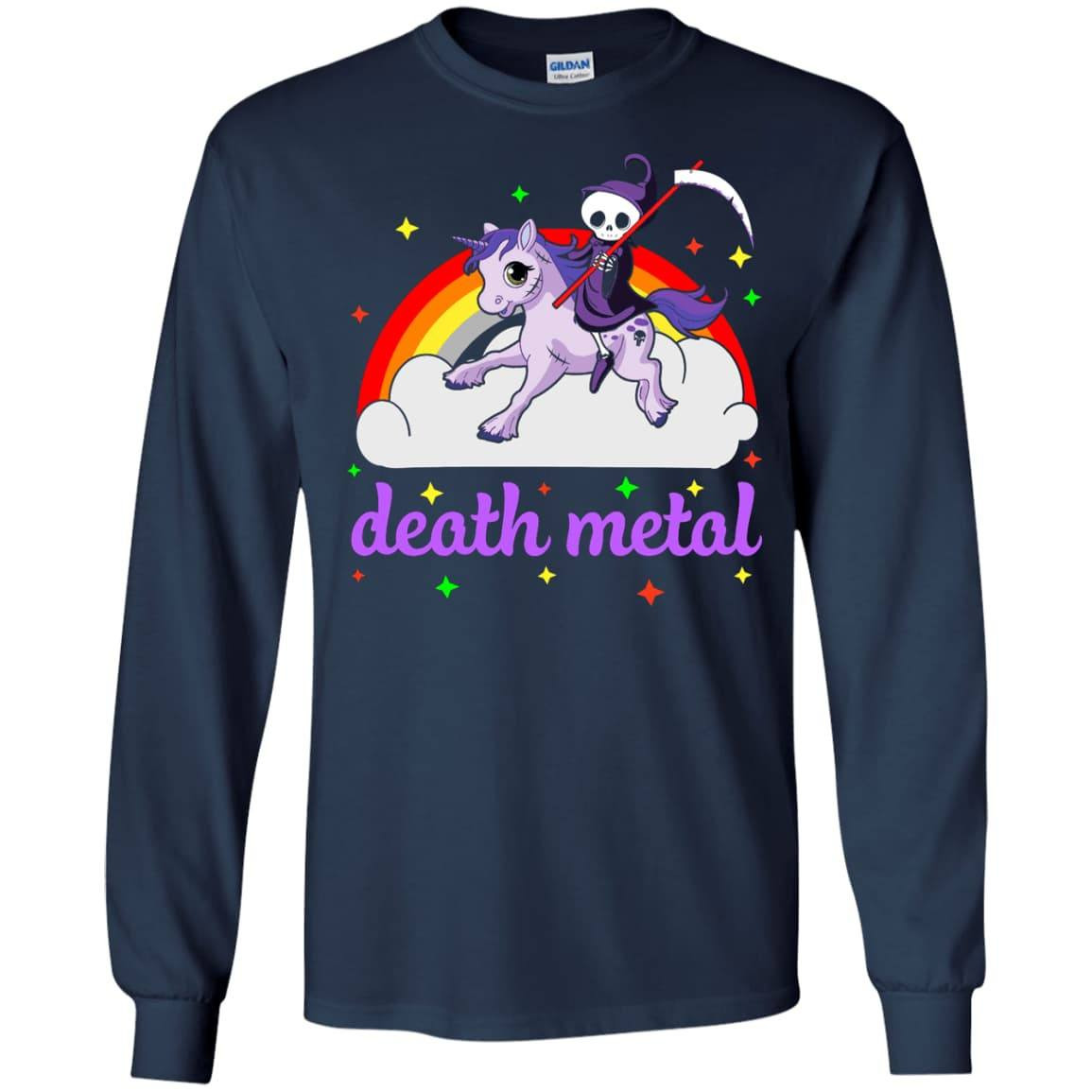 Death Metal Rocker Unicorn T-Shirt & Hoodie | Teecentury.com