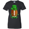 Shamrock Football Leprechaun St Patricks Day T-Shirt & Hoodie | Teecentury.com