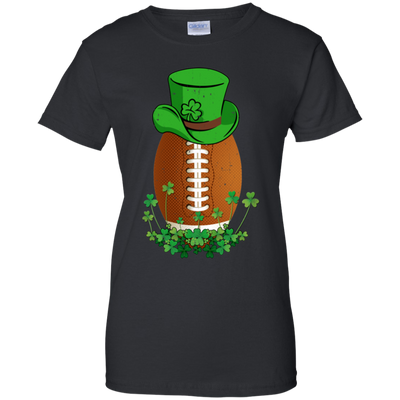 Shamrock Football Leprechaun St Patricks Day T-Shirt & Hoodie | Teecentury.com