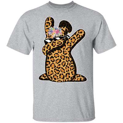 Funny Easter Gift For Her Teen Girls Dabbing Bunny Leopard Youth Youth Shirt | Teecentury.com
