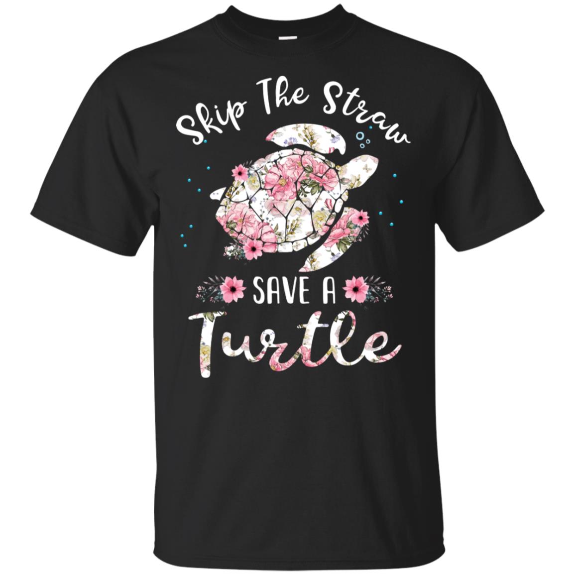 Flower Skip A Straw Save A Turtle Save Turtles T-Shirt & Hoodie | Teecentury.com