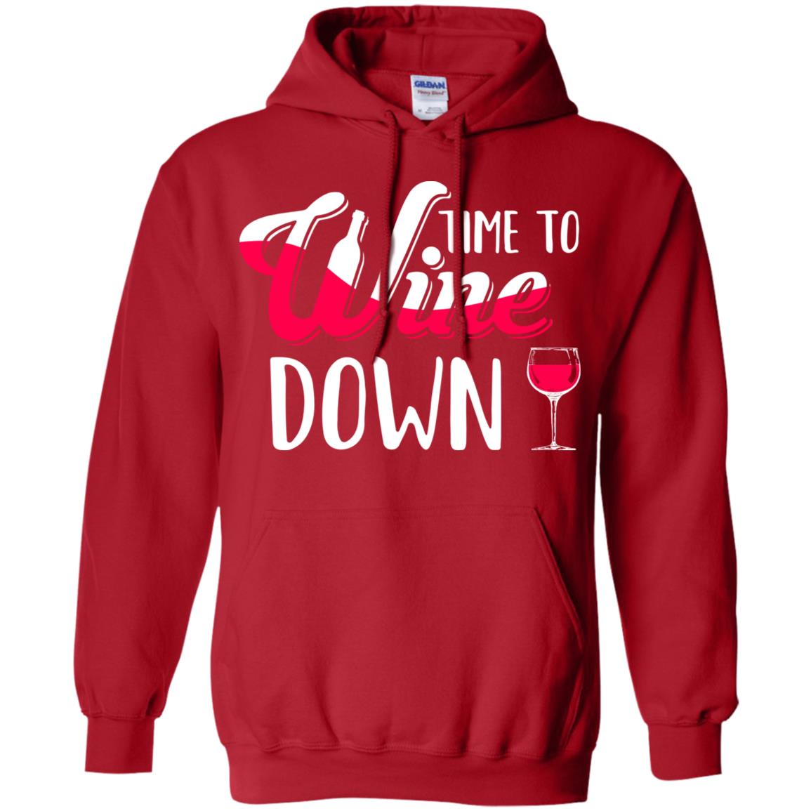 Time To Wine Down Funny Drinking Wine T-Shirt & Tank Top | Teecentury.com