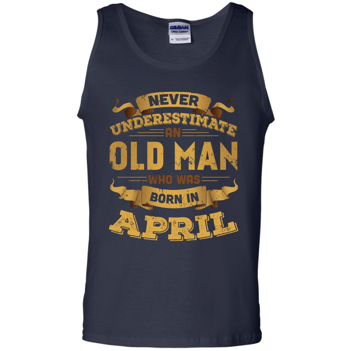 Never Underestimate An Old Man Who Was Born In April T-Shirt & Hoodie | Teecentury.com