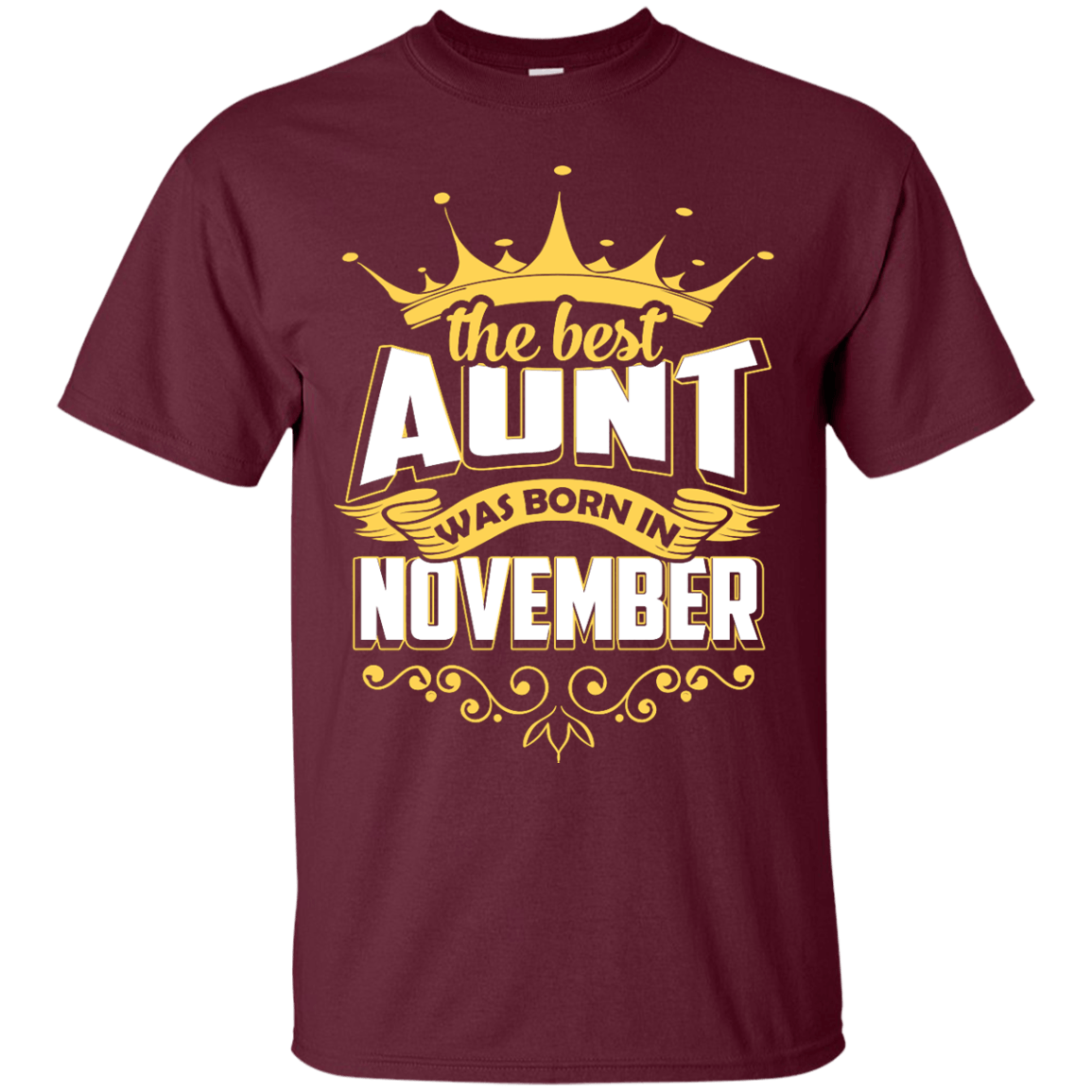 The Best Aunt Was Born In November T-Shirt & Hoodie | Teecentury.com