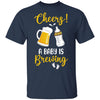 Cheers A Baby is Brewing Gender Pregnancy Announcement T-Shirt & Hoodie | Teecentury.com