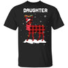 Daughter Deer Red Plaid Christmas Family Matching Pajamas T-Shirt & Sweatshirt | Teecentury.com