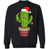 Cactus Christmas Tree Gift Santa Xmas Plant Lover T-Shirt & Sweatshirt | Teecentury.com