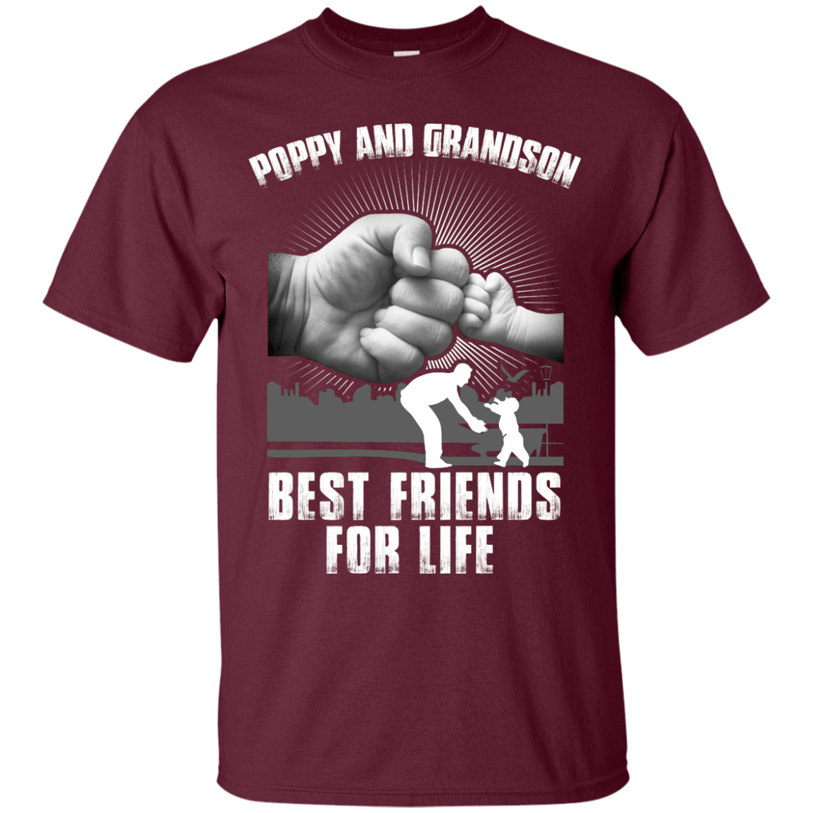 Poppy And Grandson Best Friends For Life T-Shirt & Hoodie | Teecentury.com