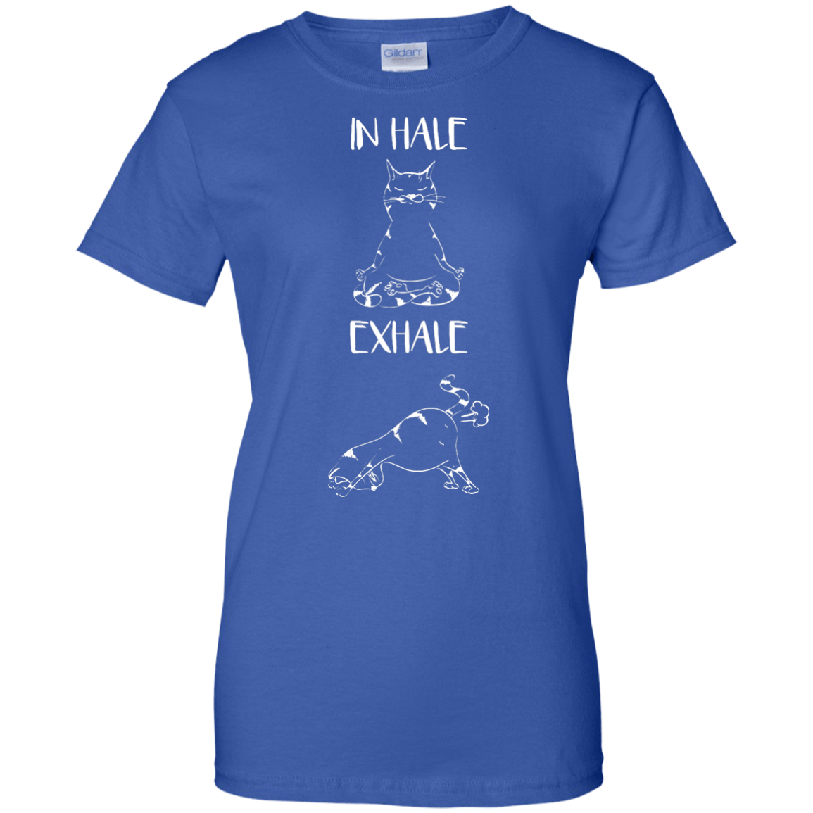 Yoga Cat Inhale Exhale T-Shirt & Hoodie | Teecentury.com