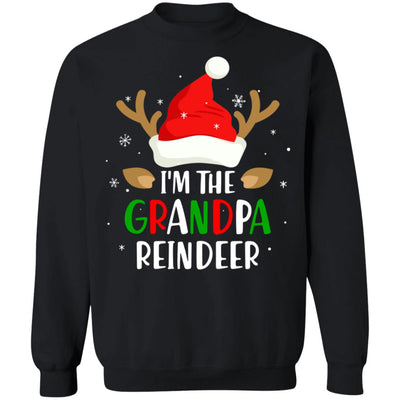 I'm The Grandpa Reindeer Matching Family Christmas T-Shirt & Sweatshirt | Teecentury.com
